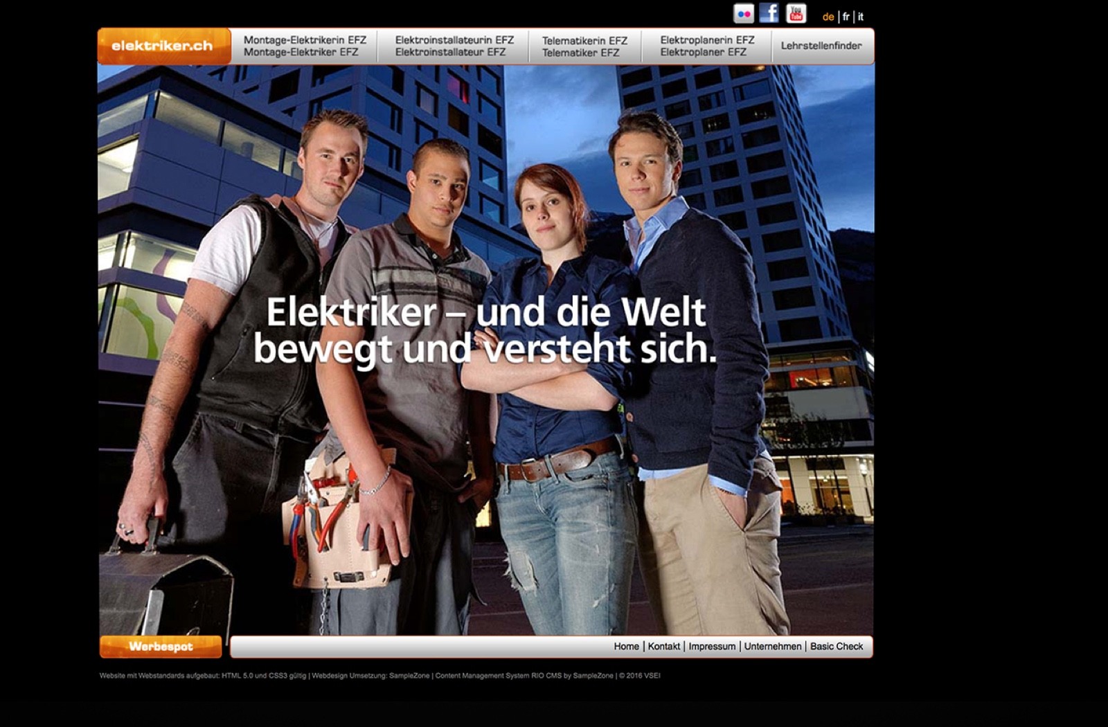 e-chance.ch - Vorher